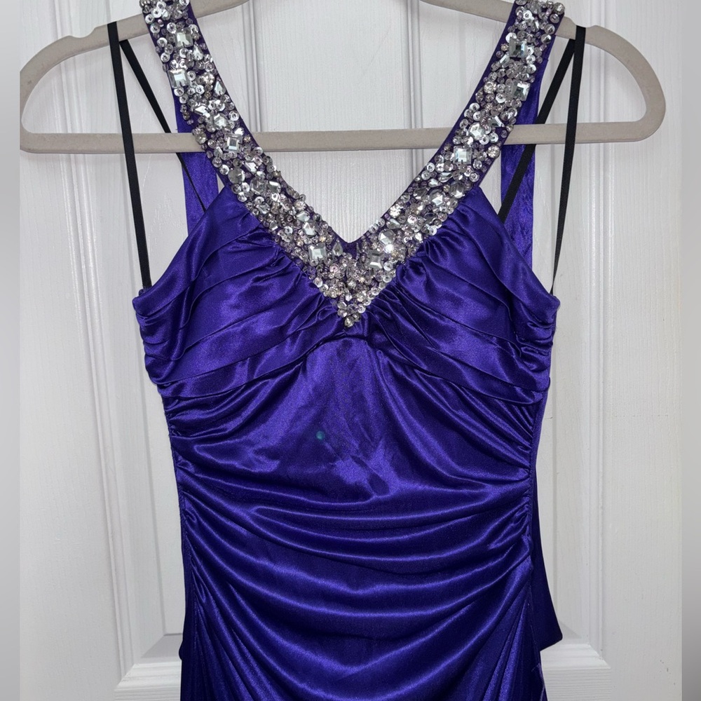 Sears Purple Gown with Sparkling Embellishments